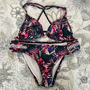 Victoria’s Secret PINK bikini- tribal, tropical style